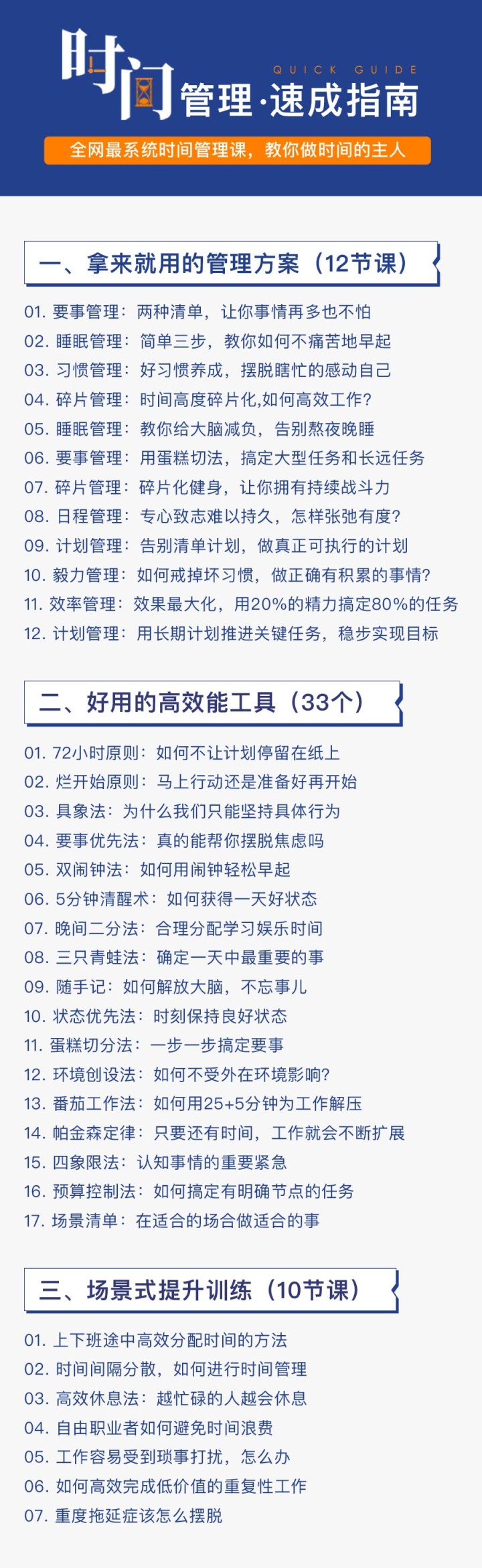 时间管理速成做时间的主人