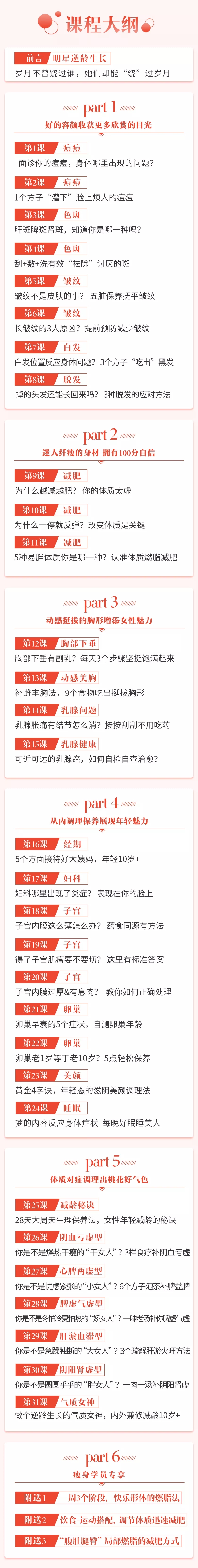 明星逆生长秘诀:31堂明星御用中医师的养颜冻龄术,由面部到身体的全面方案