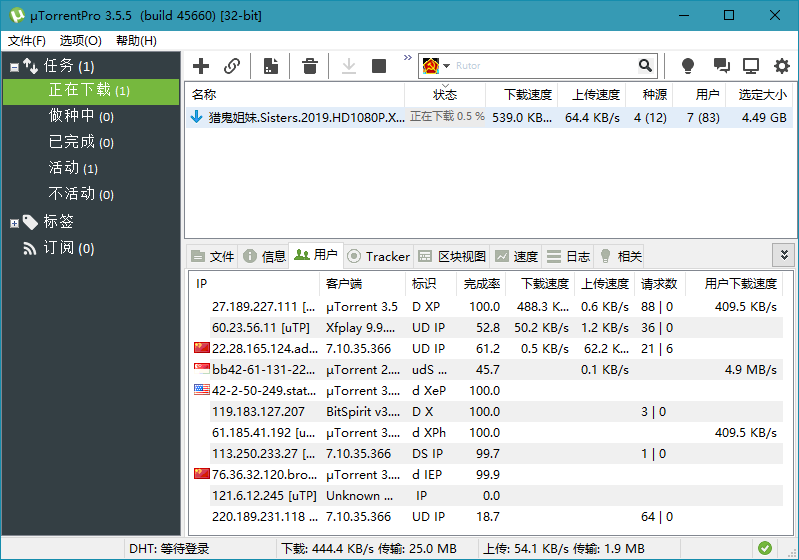 uTorrent&#32;Pro&#32;v3.6.0.46830绿色版