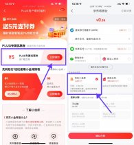 京东PLUS领5亓小金库支付券